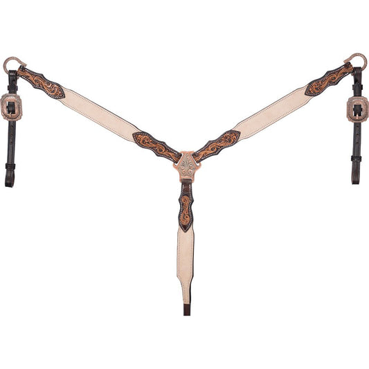 Tough1 Deadwood Leather  Breastcollar