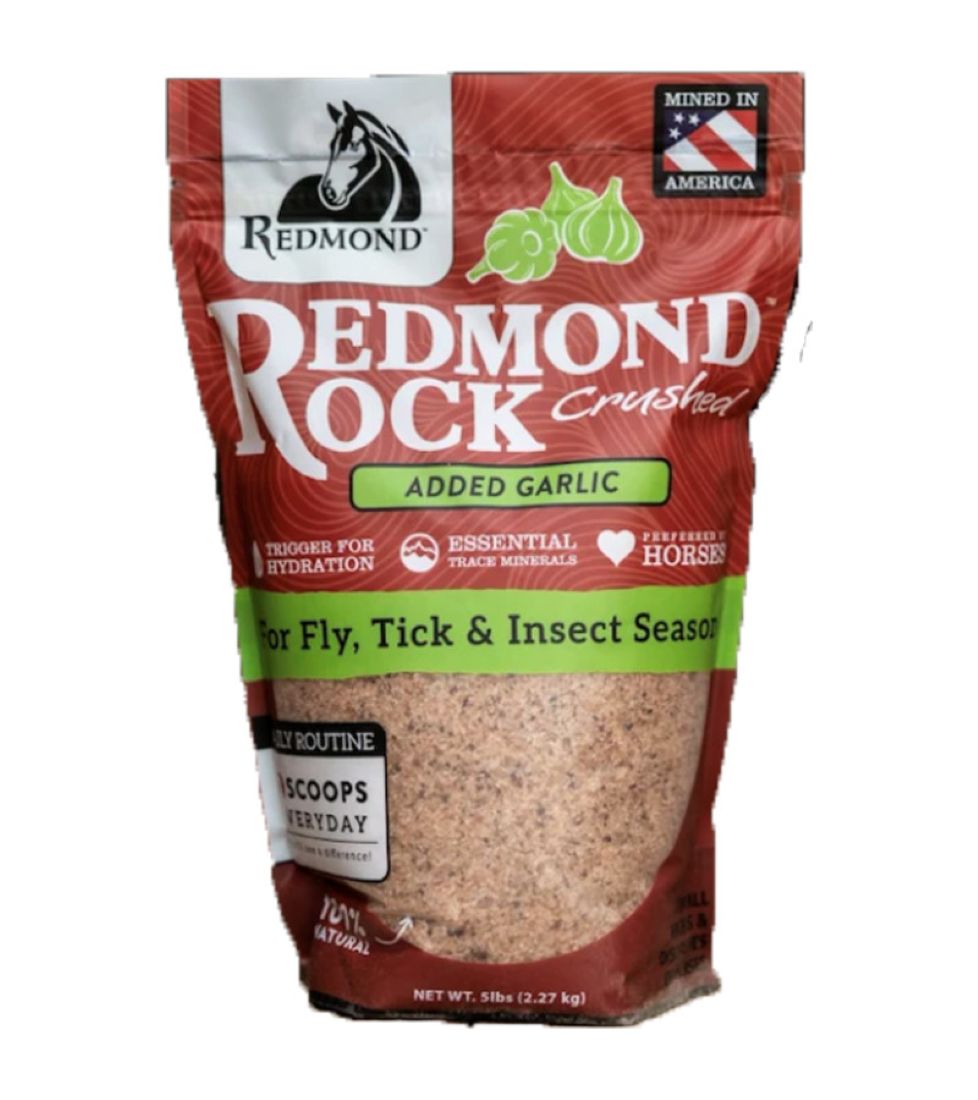 Redmond Crushed Salt Garlic Mineral Supplement 5 lb.