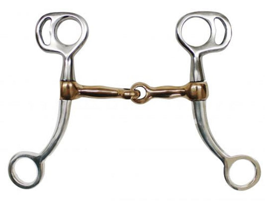 3 3/4" Mini Copper Snaffle Shank