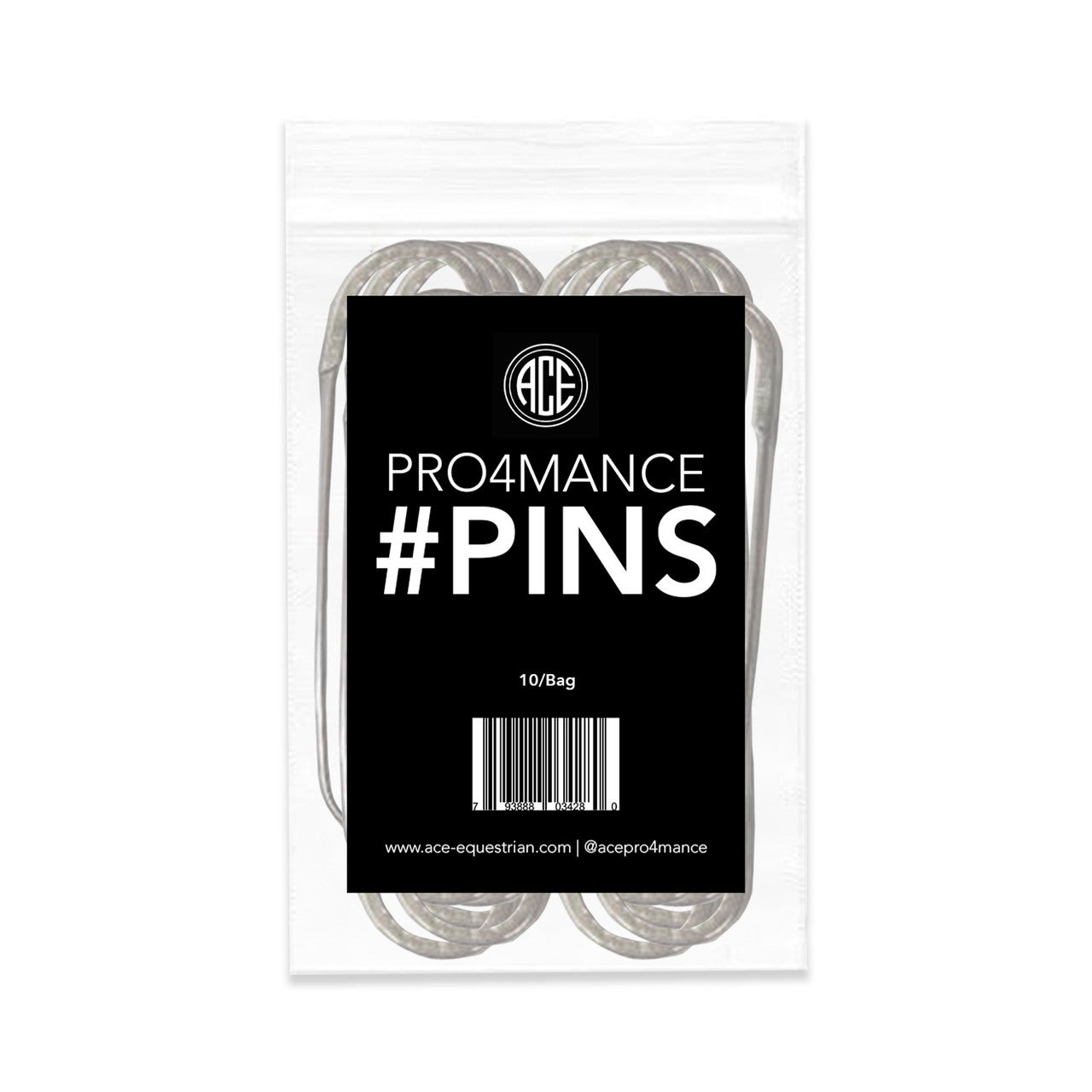 PRO4MANCE Show Number Pins (10 per bag)