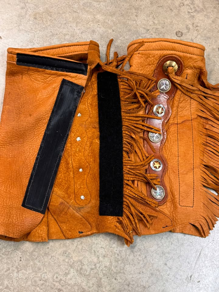 Buffalo Skin Half Chaps