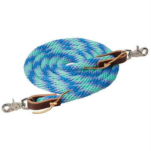 8' Poly Roper Reins with Scissor Snap