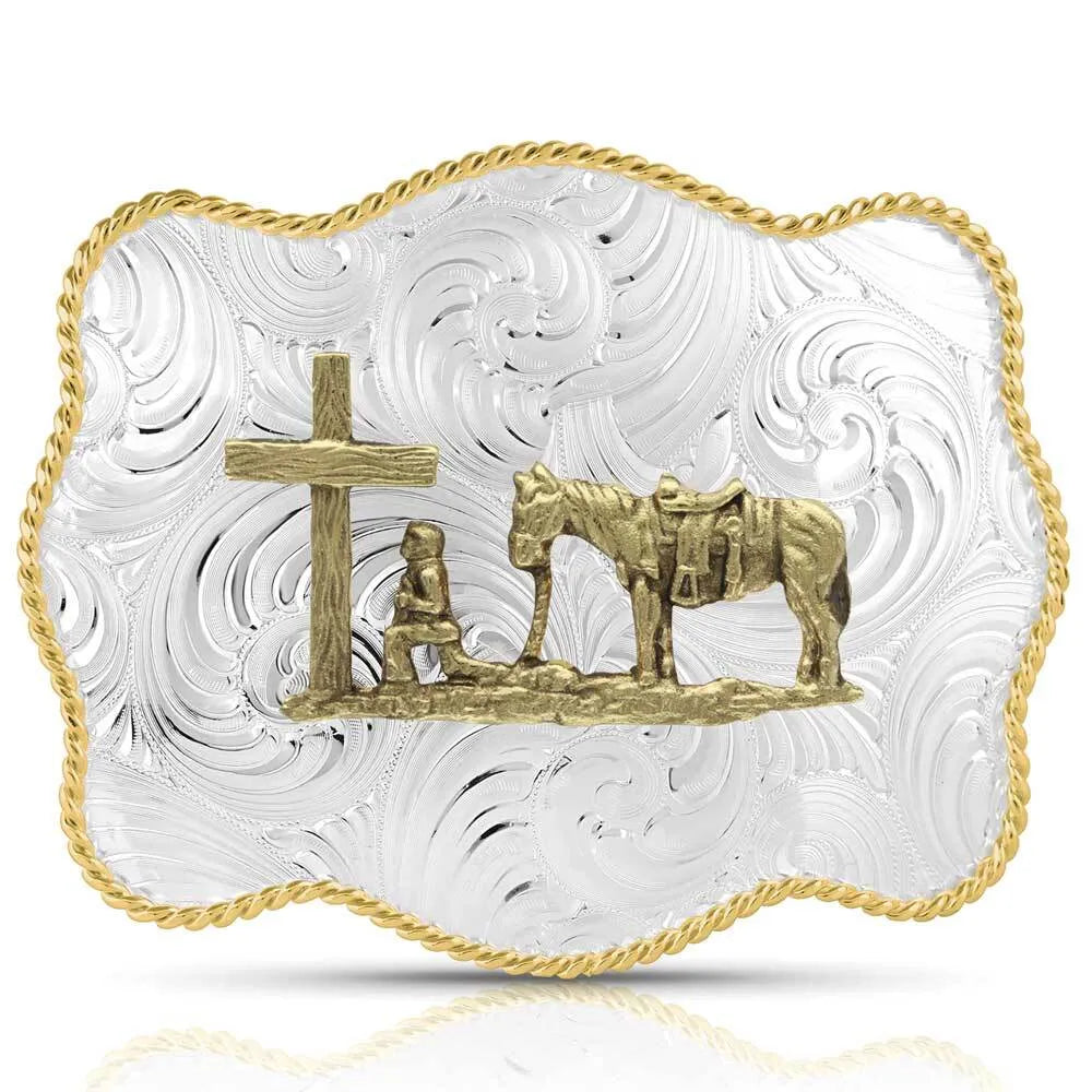 Montana Silversmiths Christian Cowboy Buckle