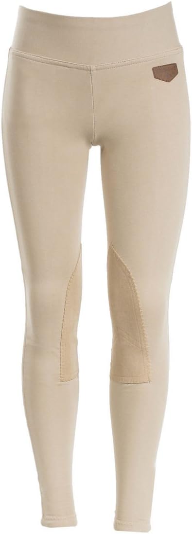 Childs Horze TAN Pull On English Hunt Seat Riding Show Breeches Pants