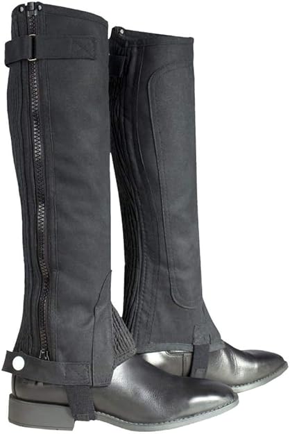 HORZE Amara Adult Equestrian Half Chaps Wide Calf