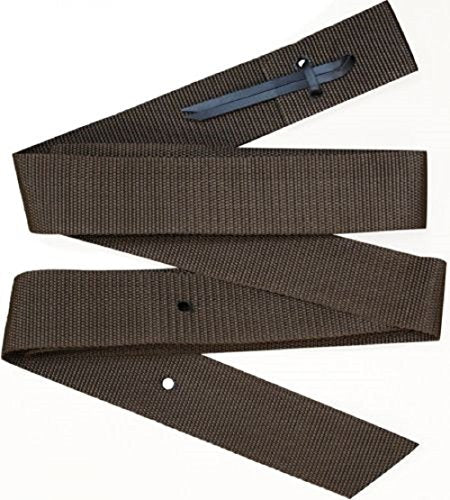 Showman Nylon Tie Strap - 6' x 1.75" - Black or Brown