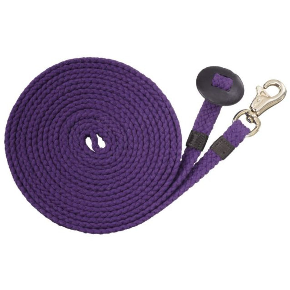 Tough-1 Flat Cotton Lunge Line w/ Triggerbull Snap