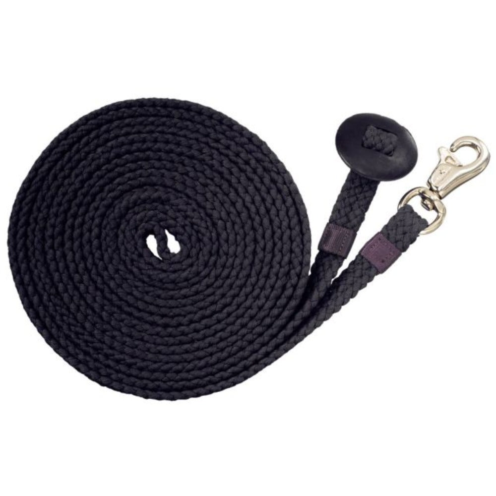 Tough-1 Flat Cotton Lunge Line w/ Triggerbull Snap