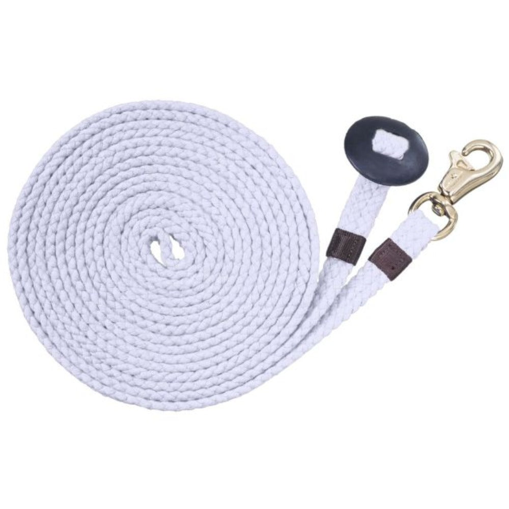 Tough-1 Flat Cotton Lunge Line w/ Triggerbull Snap