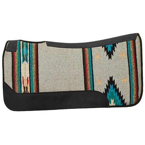 31" x 32" Contoured Single Weave Wool Blend Felt Saddle Pad