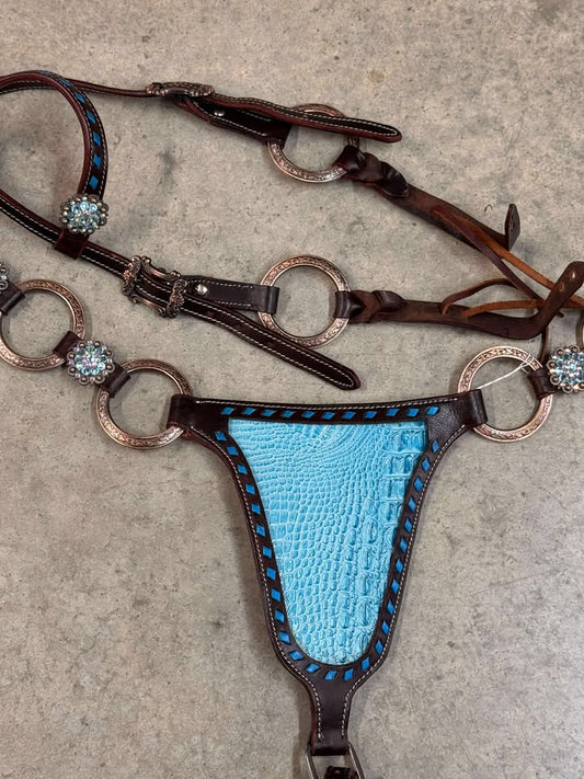 Custom Gladiator Breast Collar With Matching Headstall