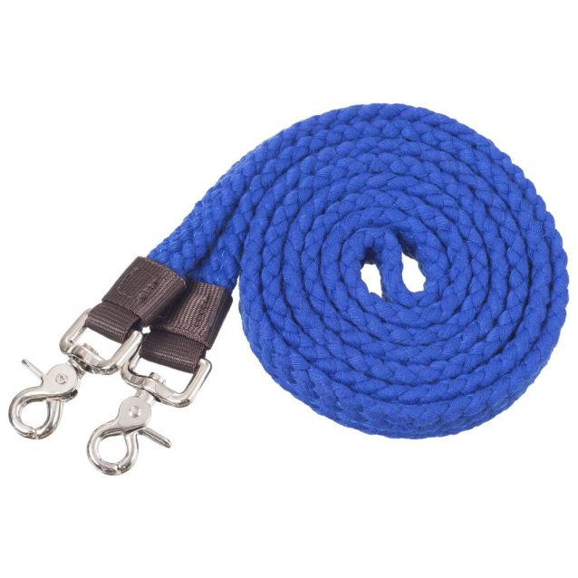 7' Flat Cotton Roping Reins - Color Choice