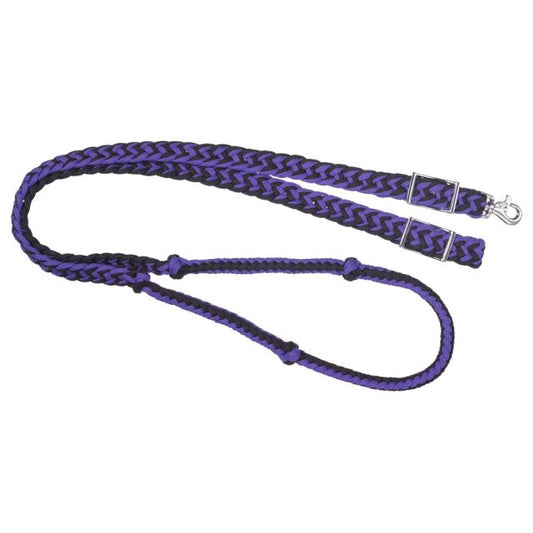 Tough1 Deluxe Knotted Cord Roping Reins