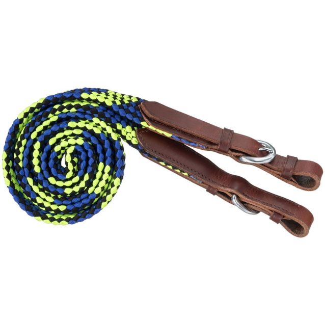 Tough1 5ft Flat Braided Trail Reins
