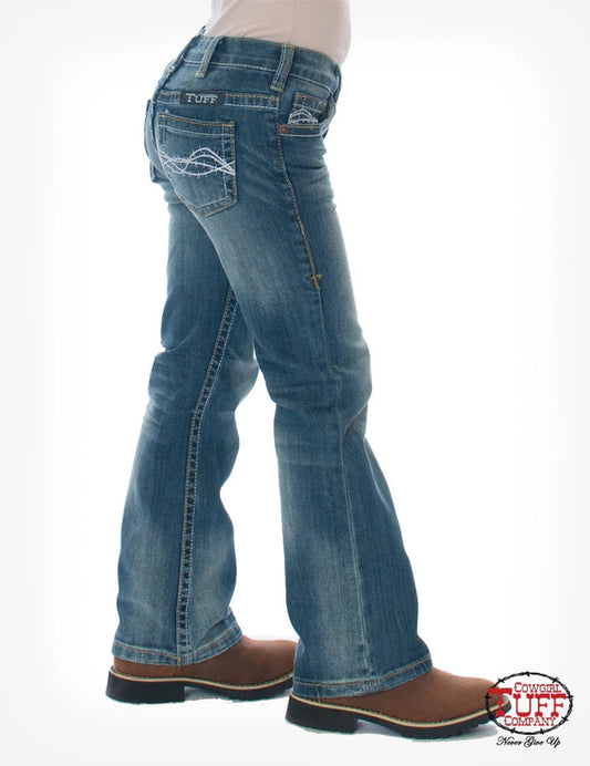 Cowgirl Tuff Girl's Don't Fence Me in Jean