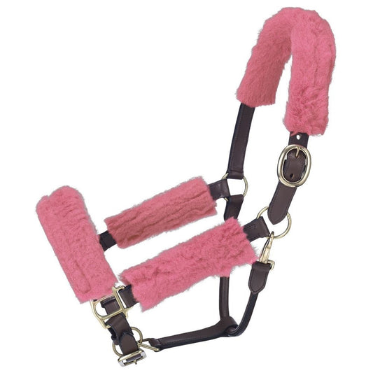 Tough-1 Horse size Fleece Halter Set