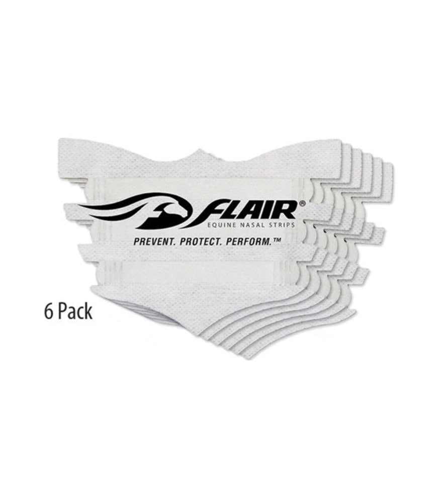 6 pack Flair Equine / Horse Nasal Strips