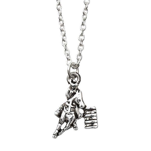 AWST Int'l Barrel Racer Necklace w/Colorful Cowboy Hat Gift Box