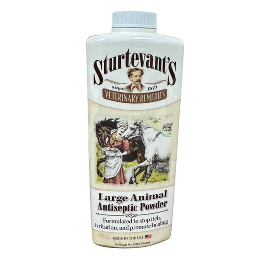 Sturtevant’s Large Animal Formula Veterinary Antiseptic Powder 8 oz.