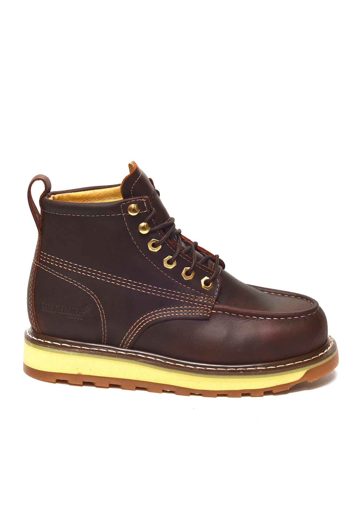 Redhawk Mocc Toe Wedge Sole Work Boots