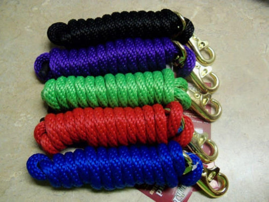 Tough-1 Miniature Mini Horse Lead Rope w/ Trigger Bull Snap