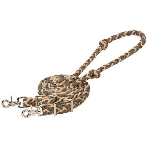 Weaver Leather Ecoluxe Flat Bamboo Braided Barrel Reins