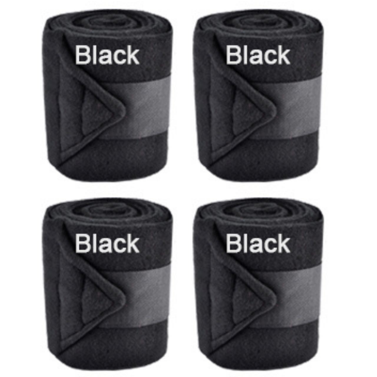 Deluxe Horse Size Polo Wraps, 4 pack