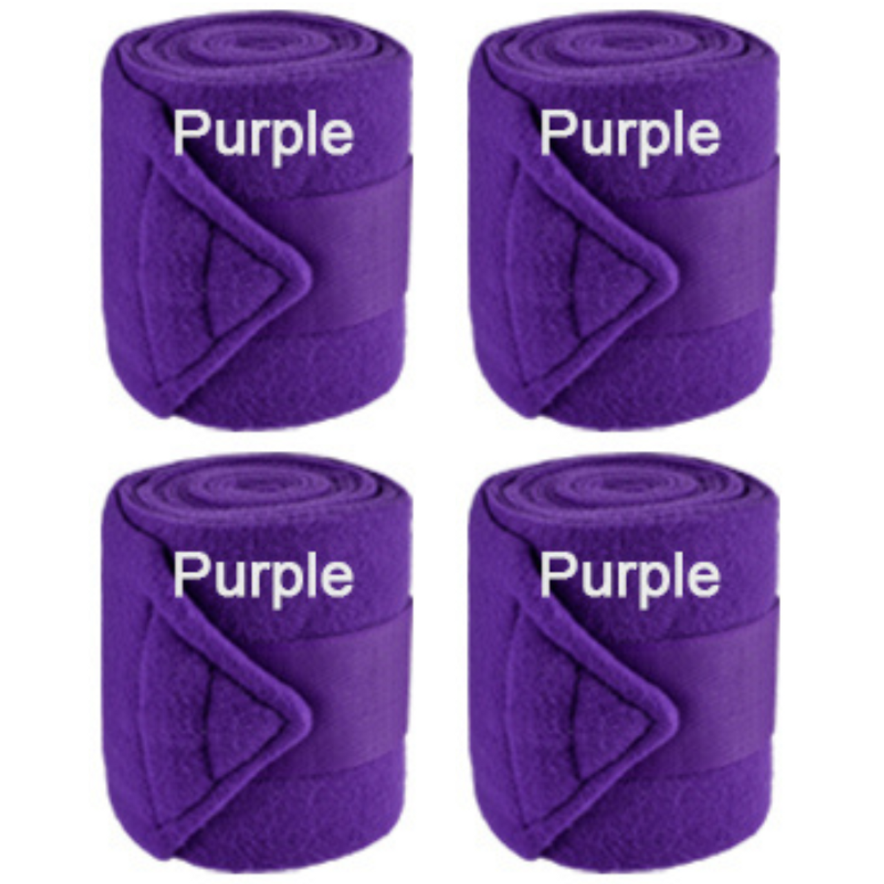 Deluxe Horse Size Polo Wraps, 4 pack