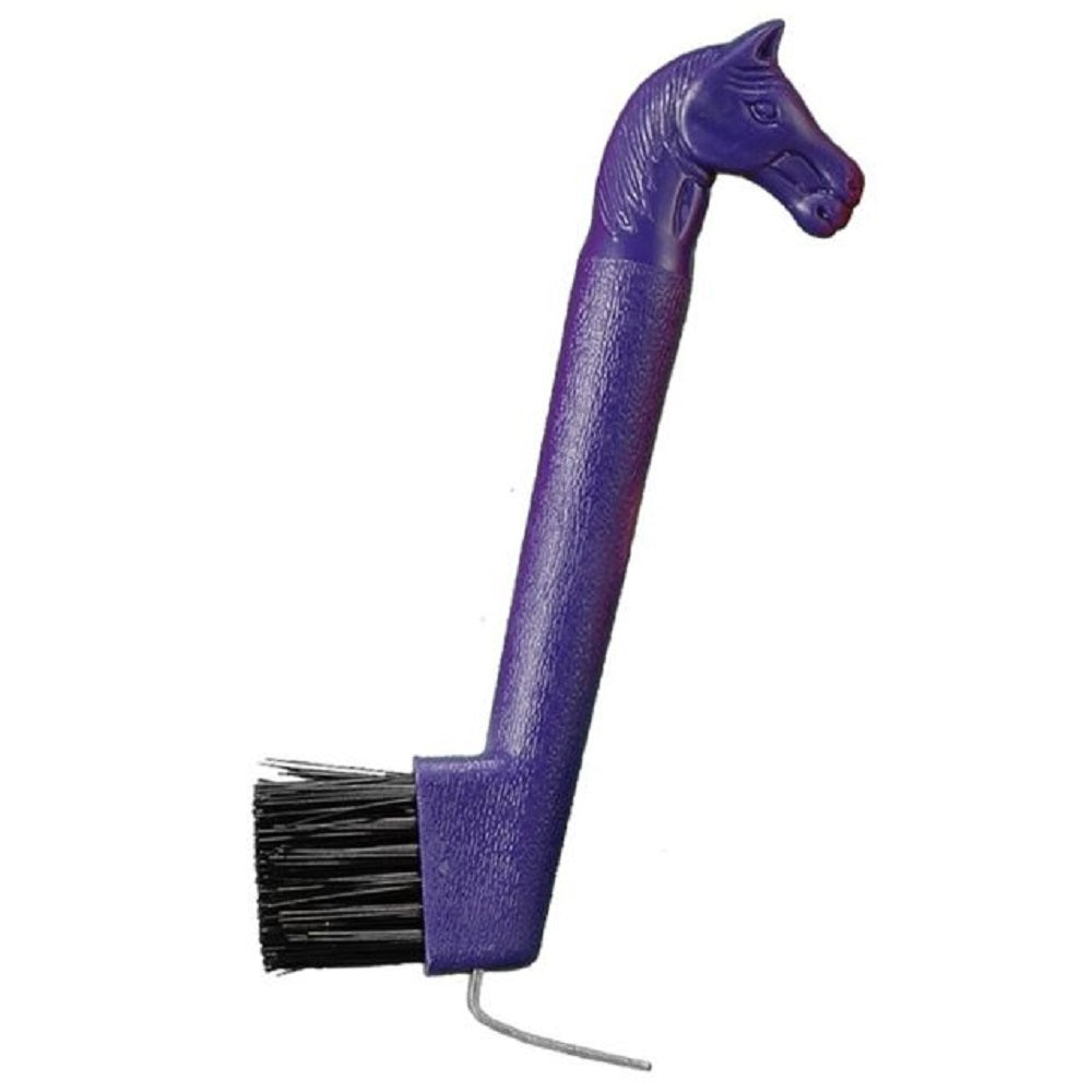 Tough-1 Horse Head Hoof Pick / Brush Combination