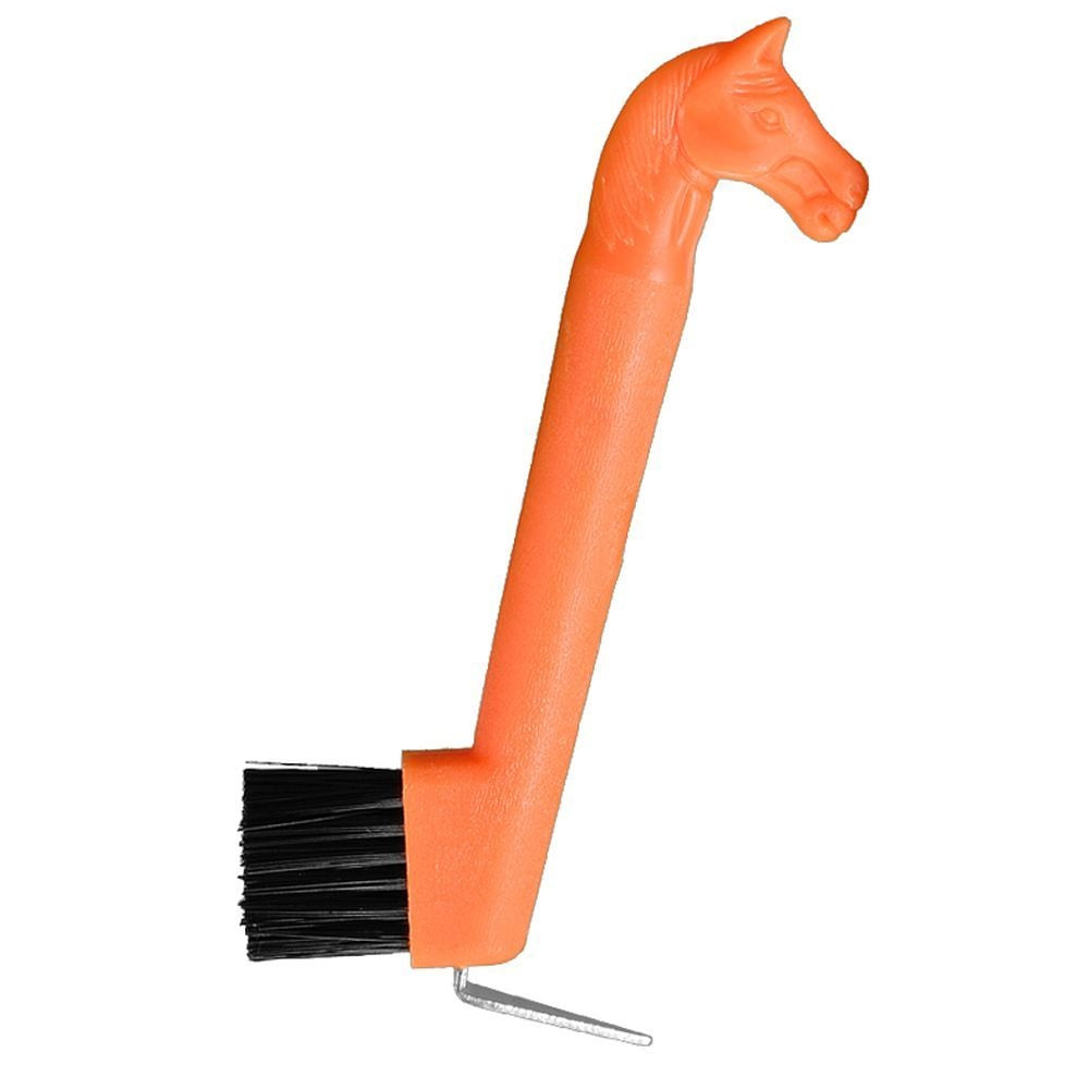 Tough-1 Horse Head Hoof Pick / Brush Combination