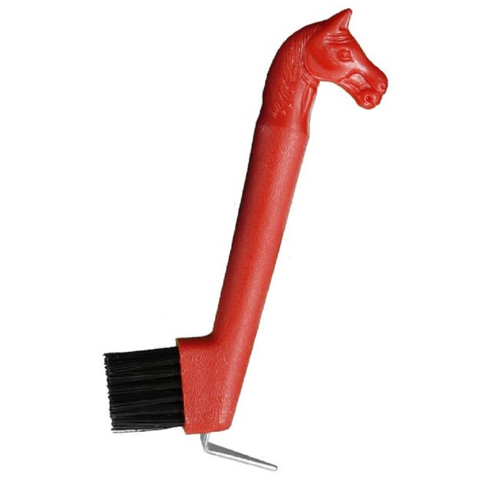 Tough-1 Horse Head Hoof Pick / Brush Combination