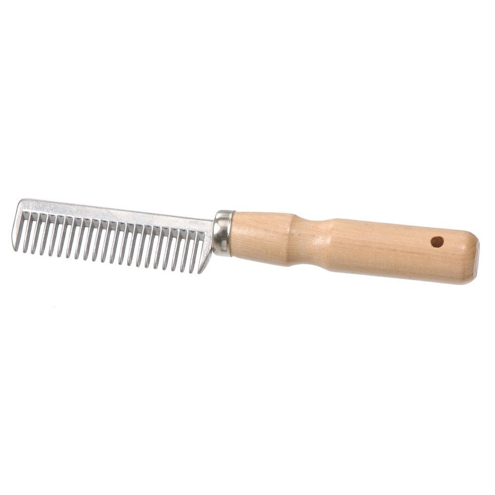 Horse Pulling Comb w/ Wood handle