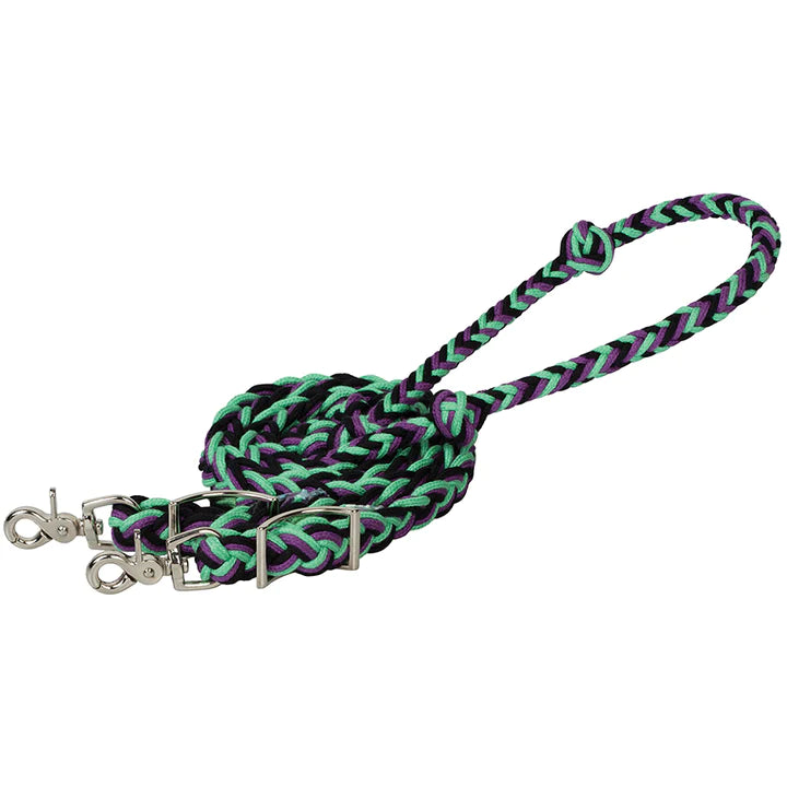 Weaver Leather Ecoluxe Flat Bamboo Braided Barrel Reins