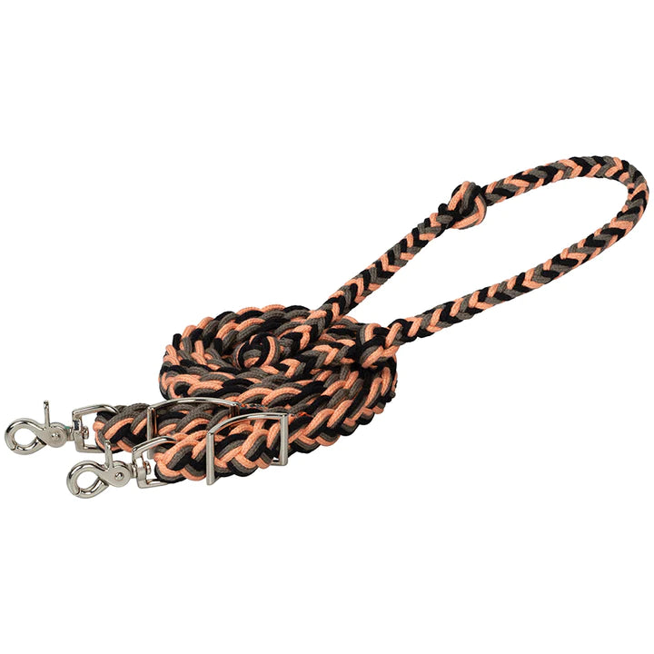 Weaver Leather Ecoluxe Flat Bamboo Braided Barrel Reins
