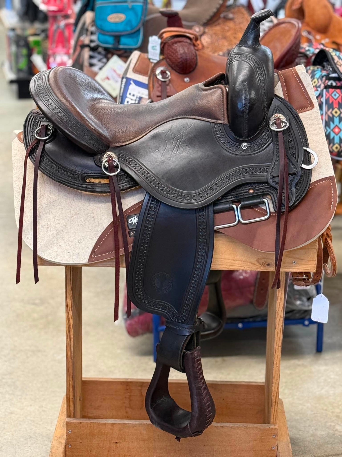 Gently Used 16" Circle Y Trail Saddle