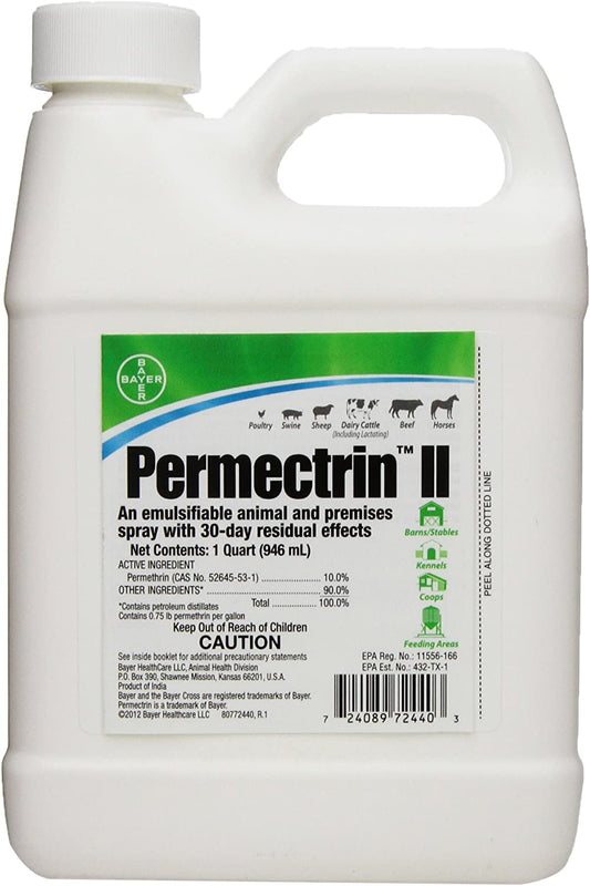 Permectrin II Animal and Premise Fly Spray Concentrate 32 oz