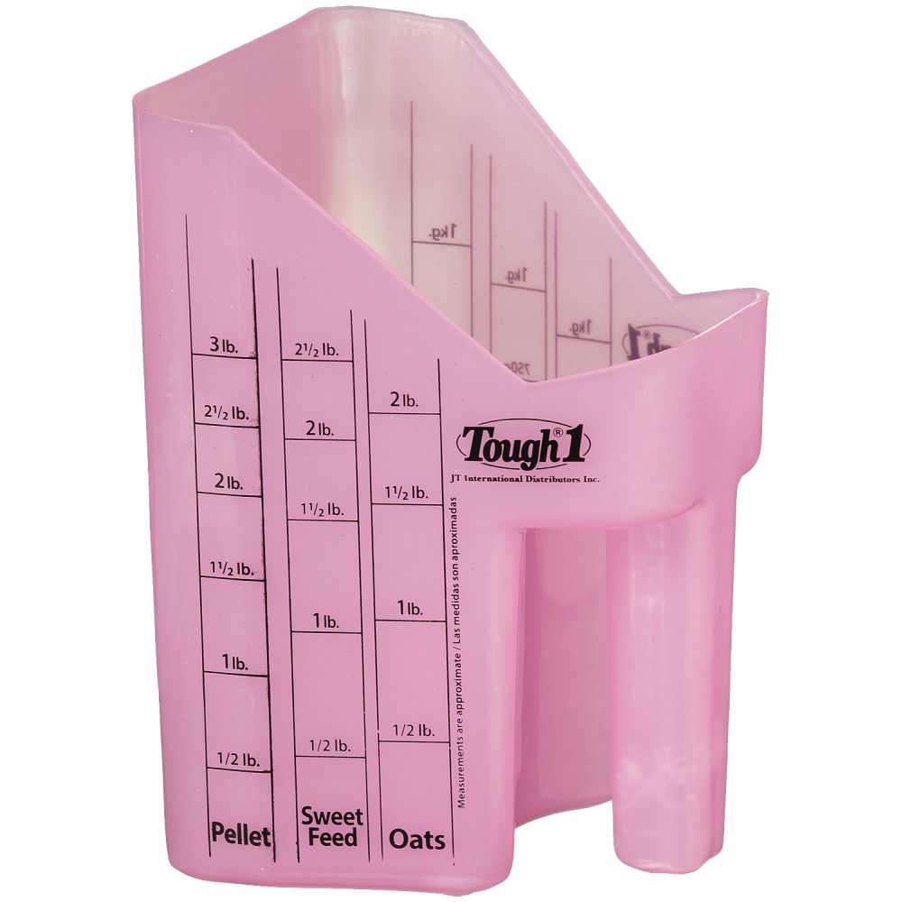 Feed Scoop with Measurements 3 Colors