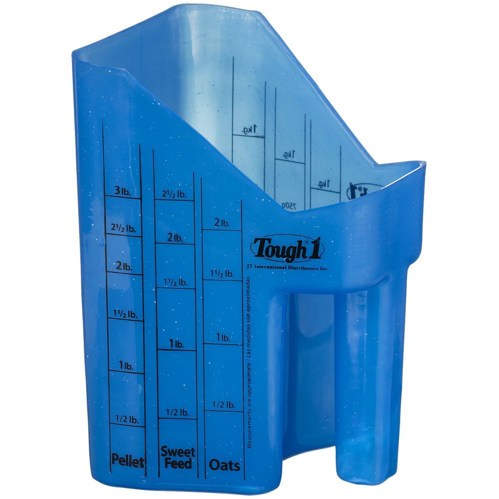 Feed Scoop with Measurements 3 Colors