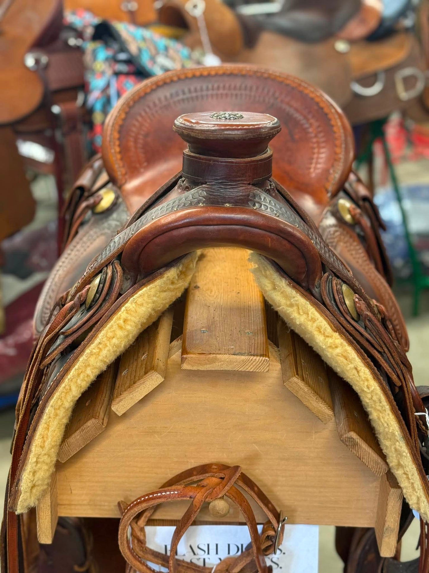 Used 15" Custom Western Saddle
