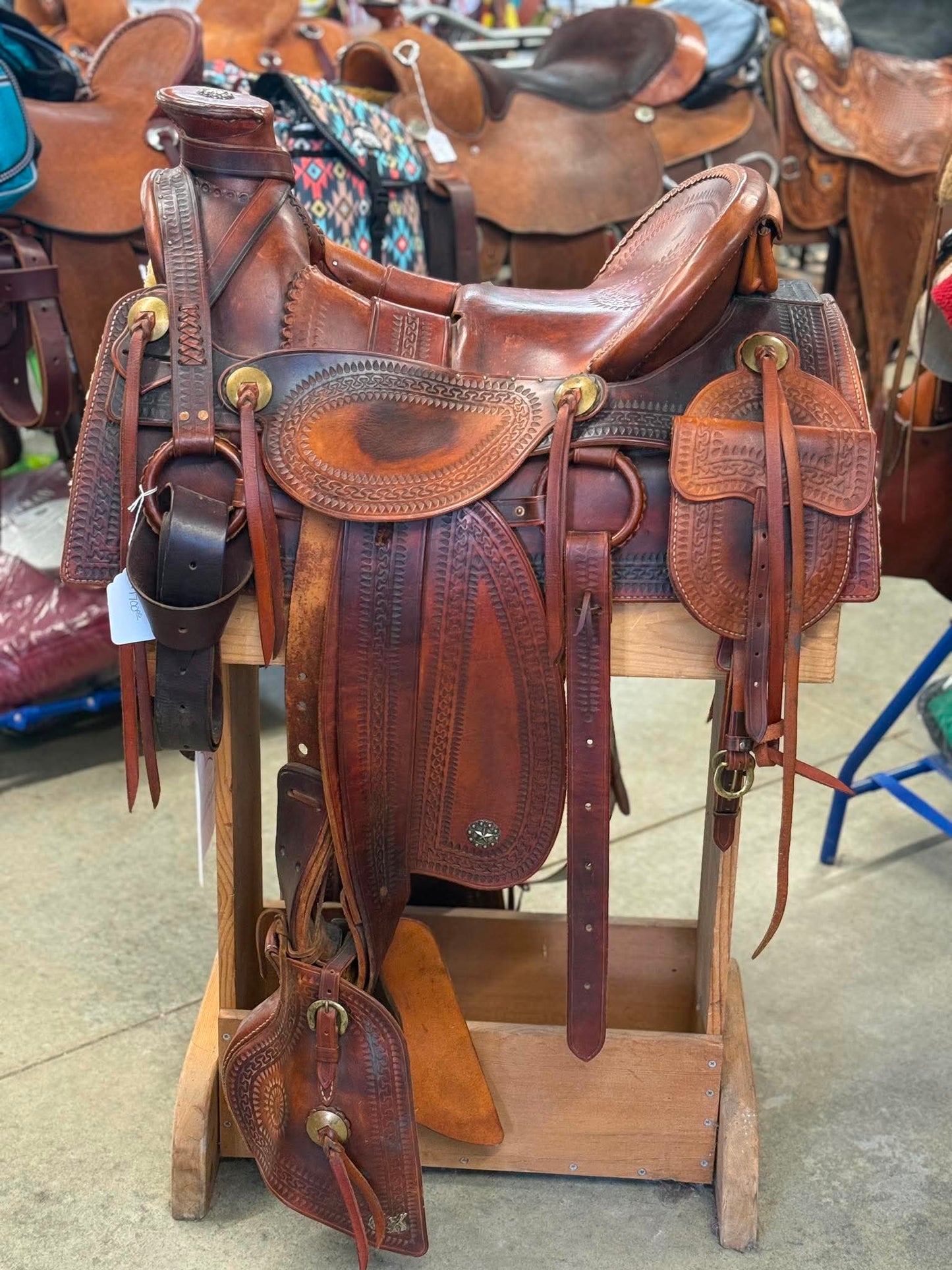 Used 15" Custom Western Saddle