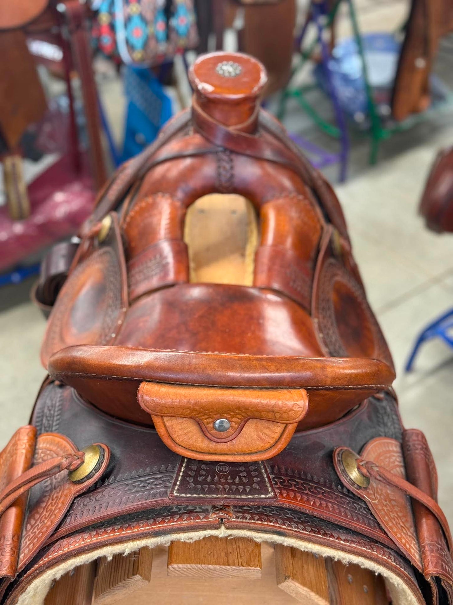 Used 15" Custom Western Saddle