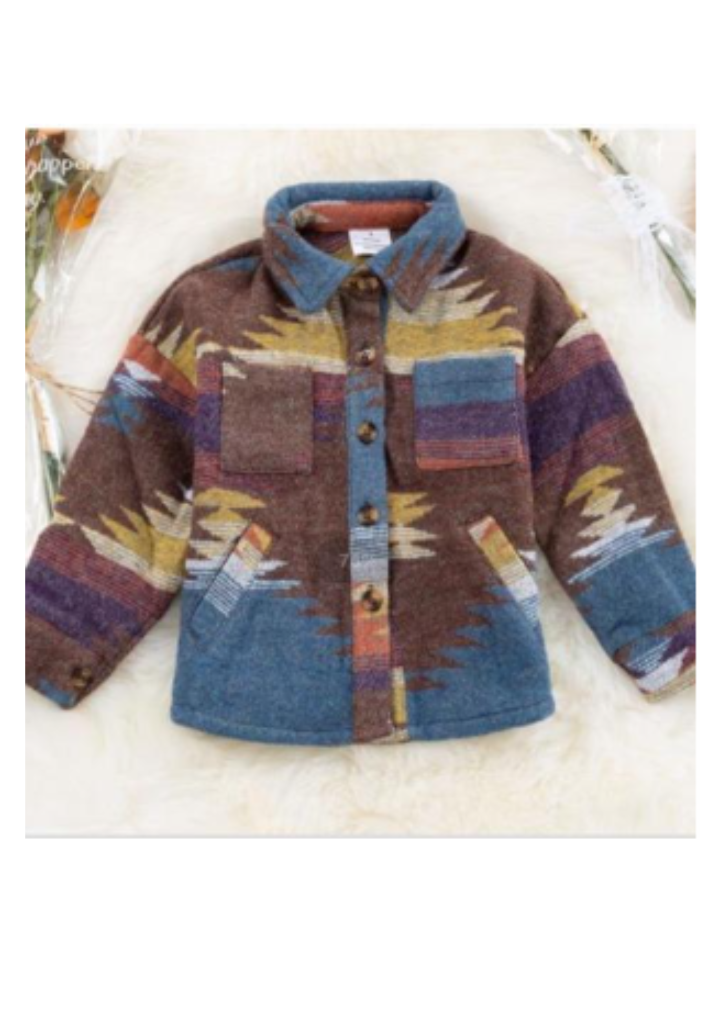 Montana Co AZTEC SHIRT JACKET