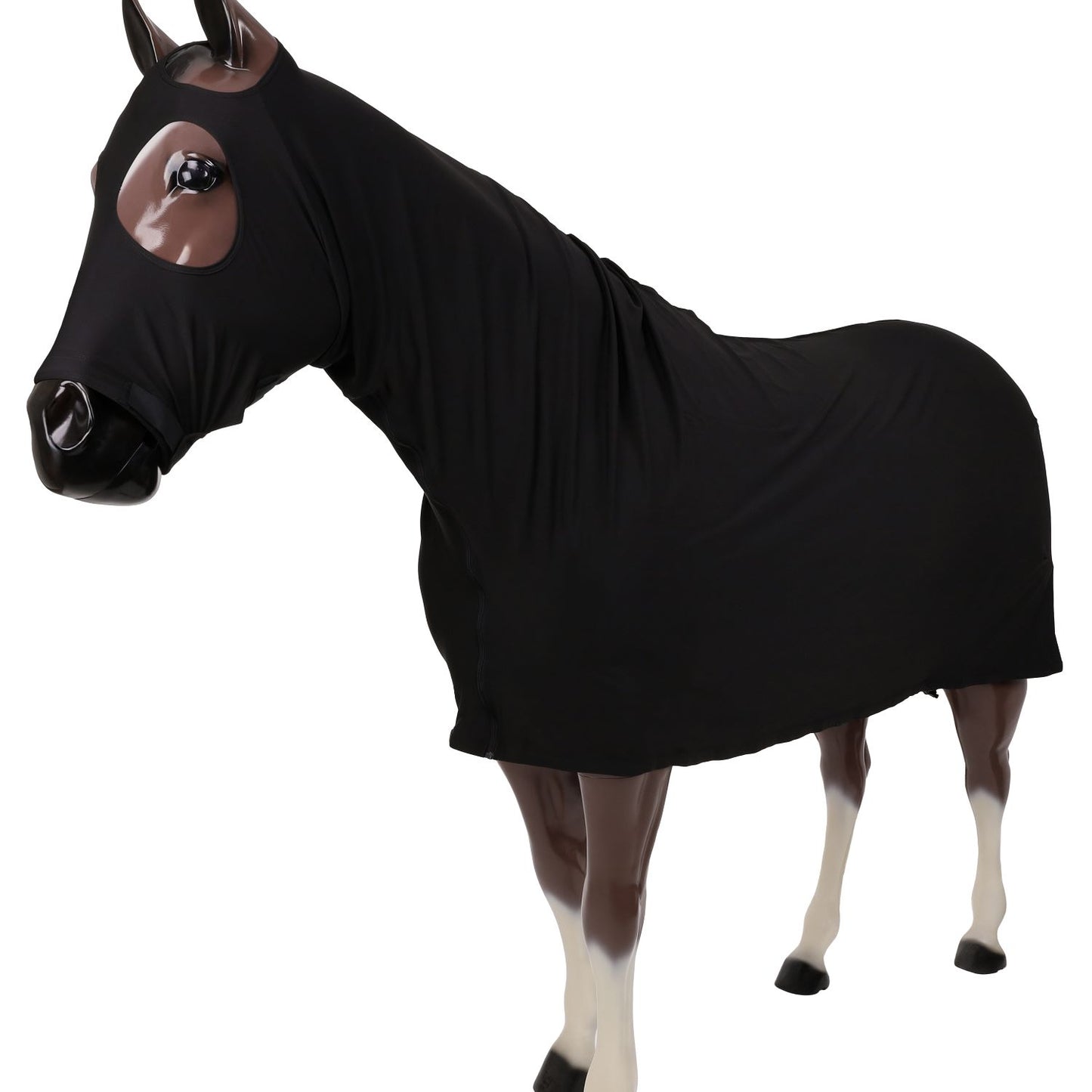 Showman Full Body Slinky with Zipper Black 3 sizes