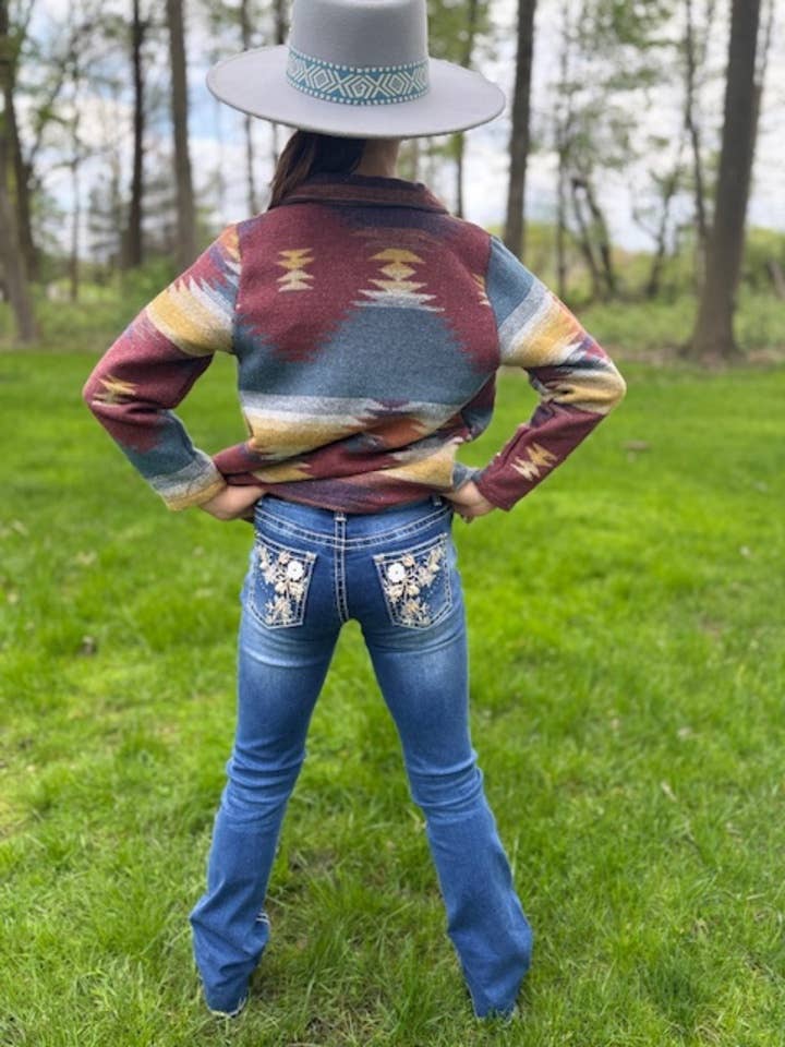 Montana Co AZTEC SHIRT JACKET