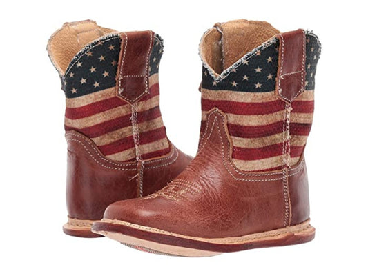 Roper Infant American Flag Western Cowboy Boots