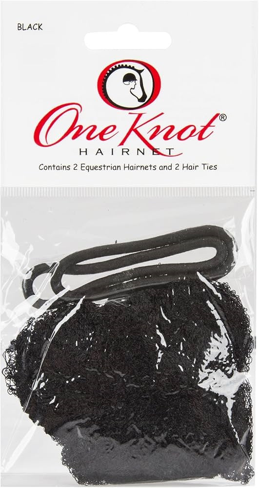 2 pack One Knot Hair Net, Color choice 2 pack