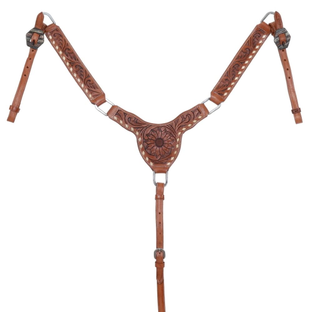 Showman Summerfield Browband Headstall and Breastcollar Set