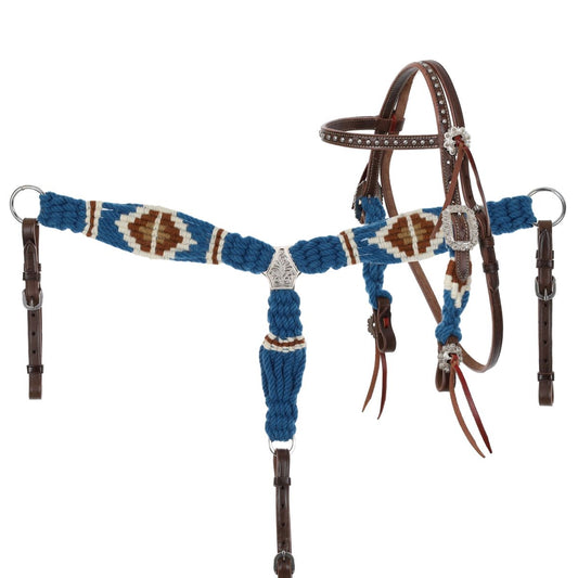 Mountain View Pony Size Mohair Browband Headstall Breastcollar