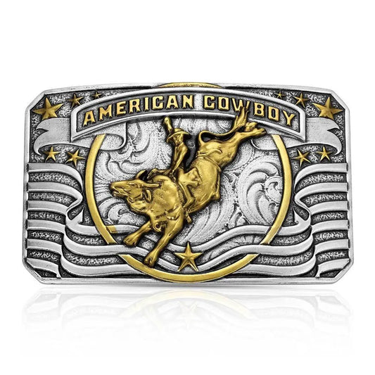 Montana Silversmith American Cowboy Bull Rider Buckle