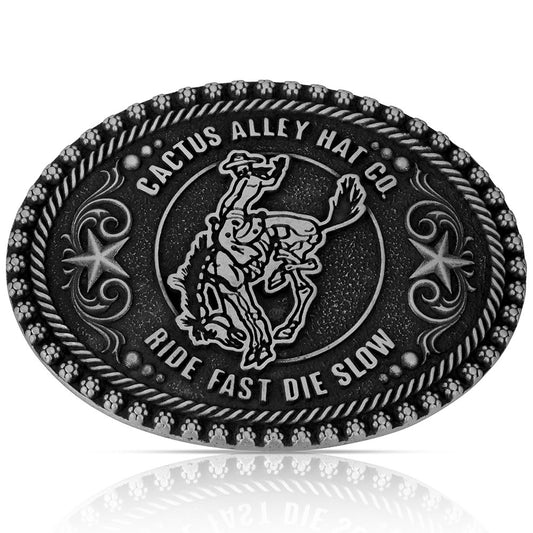 Montana Silversmiths Ride Fast Die Slow Buckle